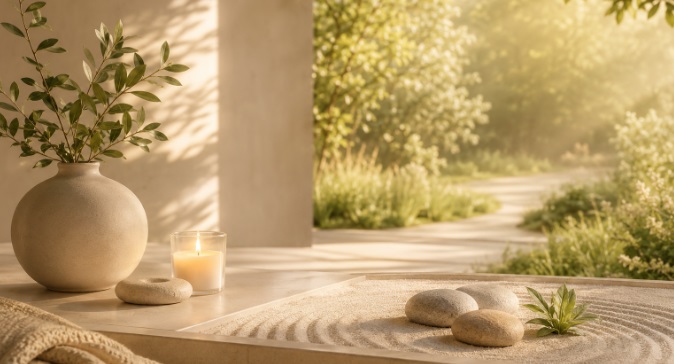 peaceful natural surroundings, representing cremation services Queens, NY