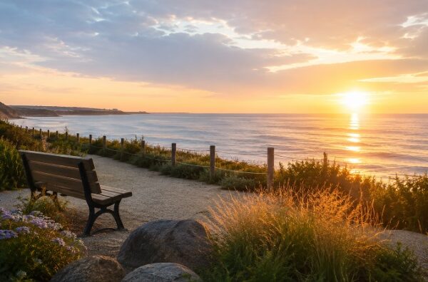 Cremation services Nassau County, NY with peaceful coastal scenery