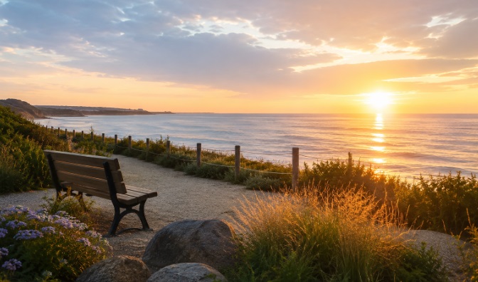 Cremation services Nassau County, NY with peaceful coastal scenery
