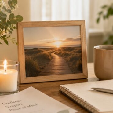 Peaceful memorial display for cremation services in Nassau County, NY.