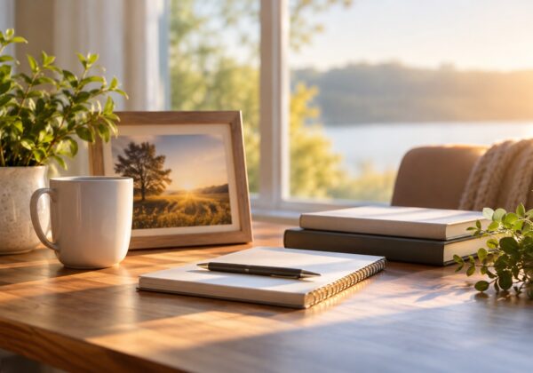 Simple planning workspace representing cremation services Queens, NY